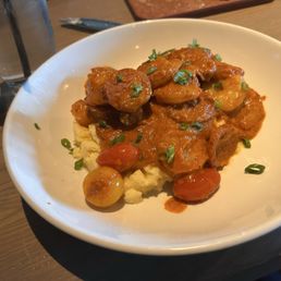 Shrimp & Grits - undercooked shrimp Shrimp & Grits - undercooked shrimp