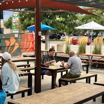 Illegal Pete's - South Broadway - Chill outside dining area - Bars Near Me - Denver, Colorado Illegal Pete's - South Broadway - Chill outside dining area - Bars Near Me - Denver, Colorado