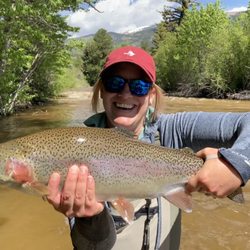 Orvis - Rainbow caught through 5280 Anglers 301 class few weeks ago. Thank you Orvis for the recommendations.