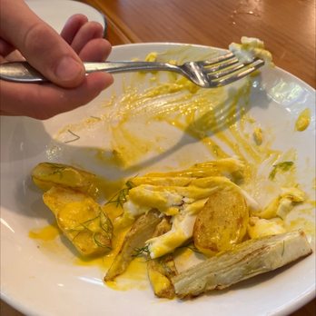 Birdie's - Saffron Halibut. So good! - French Near Me - Austin, Texas