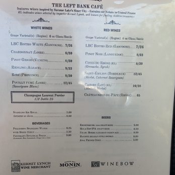 The Left Bank Cafe - French Near Me - Saranac Lake, New York