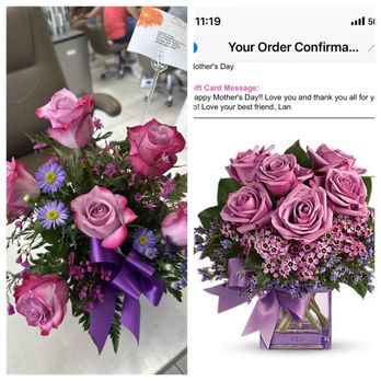 Mary's Unique Floral & Gift - I am not satisfied! This looks nothing like my order. I paid $80 for this. I will never order from here again. - Florists Near Me - Derby, Kansas Mary's Unique Floral & Gift - I am not satisfied! This looks nothing like my order. I paid $80 for this. I will never order from here again. - Florists Near Me - Derby, Kansas