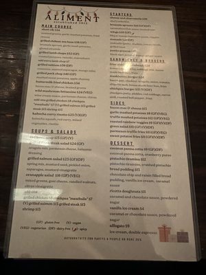 Menu photo 7 Aliment San Francisco, CA