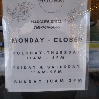 Maggie's grill - a closed sign in a window - Bars Near Me - Attica, Indiana Maggie's grill - a closed sign in a window - Bars Near Me - Attica, Indiana
