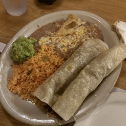 2 burrito plate