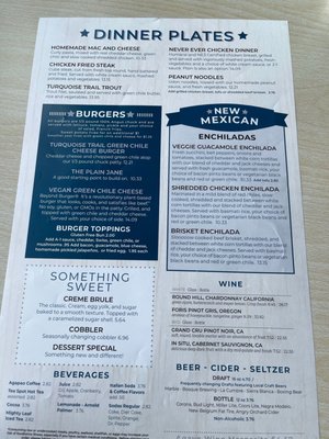 Menu photo 2 Greenside Cafe Cedar Crest, NM