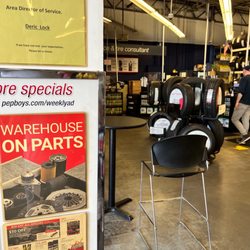 Pep Boys - The store and line where you wait.