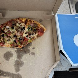 Domino's Pizza - Dominos combo w garlic crust, yum!