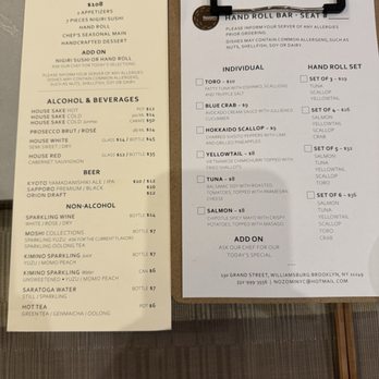 Nozomi - Menu - Japanese Near Me - New York, New York Nozomi - Menu - Japanese Near Me - New York, New York