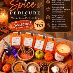 Pure Nail Bar - Seasonal Pumpkin Spice Pedicure