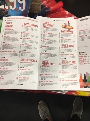 Menu photo 2 Dave's Cosmic Subs - Mt Vernon Mt Vernon, OH Menu photo 2 Dave's Cosmic Subs - Mt Vernon Mt Vernon, OH