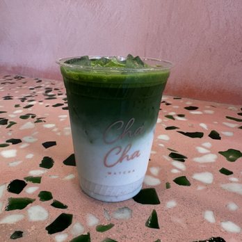 Cha Cha Matcha - Beautiful Latte + matcha shot - Coffee & Tea Near Me - Venice, California Cha Cha Matcha - Beautiful Latte + matcha shot - Coffee & Tea Near Me - Venice, California