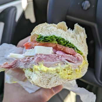 Granzella's Restaurant - Build your own: Meat & cheese fro muffuletta, no olive salad, lettuce/tomato/mayo - 3.5 stars. Tons of meat. Sourdough was dry. 9/4/23 - Italian Near Me - Williams, California