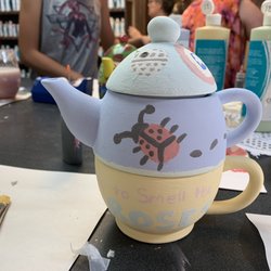 Clay Cafe Visalia - Good times painting