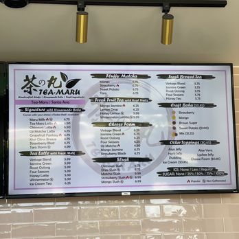 Tea Maru - Menu - Bubble Tea Near Me - Santa Ana, California Tea Maru - Menu - Bubble Tea Near Me - Santa Ana, California