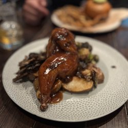 The Hunt Room - Citrus broiled Cornish game hen