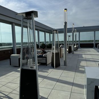 Altitude Bar & Lounge - Heat lamps...not really necessary in June. - Cocktail Bars Near Me - Terre Haute, Indiana