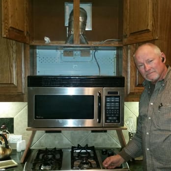 Abel Appliance Repair - Larry repairing another Microwave. - Appliances & Repair Near Me - Frisco, Texas Abel Appliance Repair - Larry repairing another Microwave. - Appliances & Repair Near Me - Frisco, Texas