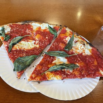 Nonna's - Margarita by-the-slice at lunch. Excellent! - Pizza Near Me - Florham Park, New Jersey Nonna's - Margarita by-the-slice at lunch. Excellent! - Pizza Near Me - Florham Park, New Jersey