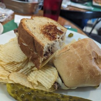 J M Gerrish Provisions - Half Reuben and Steak & Cheese Sandwiches - Cafes Near Me - Winter Harbor, Maine