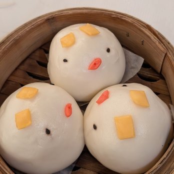Triple Crown Restaurant - Piggy Custard Buns! - Dim Sum Near Me - Chicago, Illinois Triple Crown Restaurant - Piggy Custard Buns! - Dim Sum Near Me - Chicago, Illinois