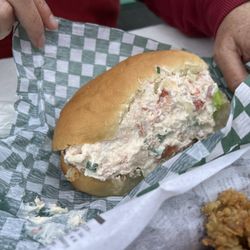 Sunrise Seafoods - Large lobster roll.
