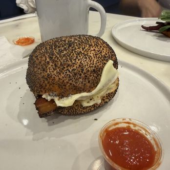 Daily Provisions - West Village - Bacon, egg and cheese roll - Cafes Near Me - New York, New York Daily Provisions - West Village - Bacon, egg and cheese roll - Cafes Near Me - New York, New York