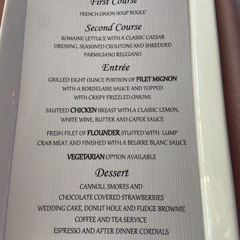 The Mansion at Mountain Lakes - Dinner menu - Venues & Event Spaces Near Me - Mountain Lakes, New Jersey The Mansion at Mountain Lakes - Dinner menu - Venues & Event Spaces Near Me - Mountain Lakes, New Jersey