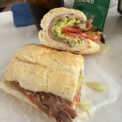 Shane's Deli - Beef and Swiss vs cheddar cold sandwich