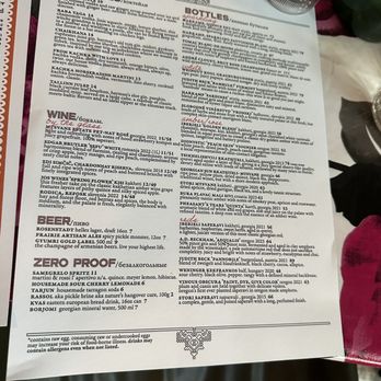 Kachka - menu - Russian Near Me - Portland, Oregon