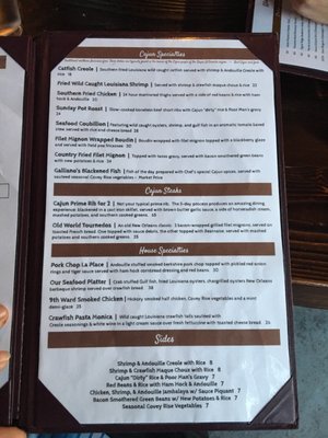 Menu photo 5 Galliano Restaurant New Orleans, LA Menu photo 5 Galliano Restaurant New Orleans, LA