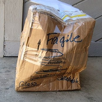Great Heights Relocation - Crushed box - Movers Near Me - Houston, Texas