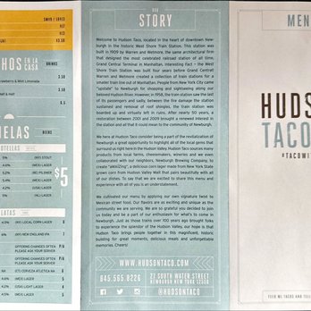 Hudson Taco - Menu - Tacos Near Me - Newburgh, New York