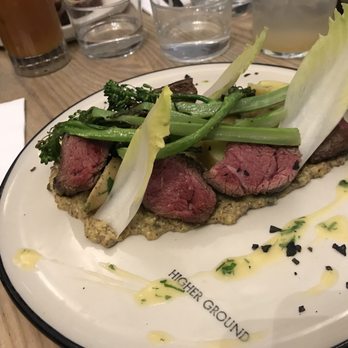 Higher Ground - Skirt Steak with Kipfliers and more! Yummy for sure! - Coffee & Tea Near Me - Melbourne, VIC Higher Ground - Skirt Steak with Kipfliers and more! Yummy for sure! - Coffee & Tea Near Me - Melbourne, VIC