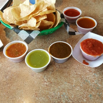 Los Balito's Taco Shop - The many sauces. I made a mess with one - Tacos Near Me - Katy, Texas Los Balito's Taco Shop - The many sauces. I made a mess with one - Tacos Near Me - Katy, Texas