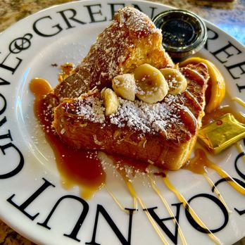 Greenstreet Cafe - Coconut and banana French bread - Breakfast & Brunch Near Me - Miami, Florida Greenstreet Cafe - Coconut and banana French bread - Breakfast & Brunch Near Me - Miami, Florida