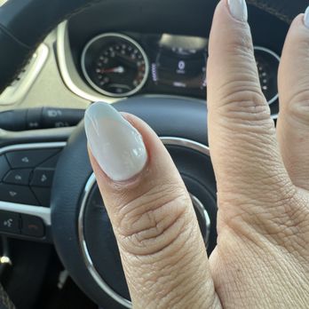 TJ Nails - Over filed thumb nail - Nail Salons Near Me - Whittier, California