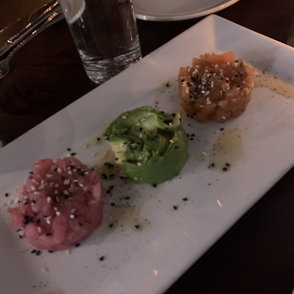 Belo Bar & Kitchen - Tuna/salmon tartare with an avocado center. Avocado best part of this dish. - New American Near Me - Hoboken, New Jersey Belo Bar & Kitchen - Tuna/salmon tartare with an avocado center. Avocado best part of this dish. - New American Near Me - Hoboken, New Jersey