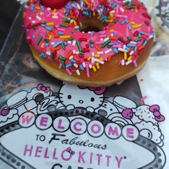 Hello Kitty Cafe - Hello kitty donut - Desserts Near Me - Las Vegas, Nevada Hello Kitty Cafe - Hello kitty donut - Desserts Near Me - Las Vegas, Nevada