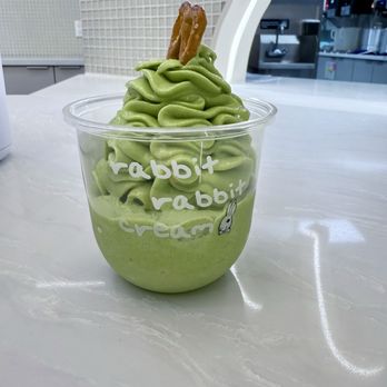 Rabbit Rabbit Cream - Kyoto Matcha soft serve - Ice Cream & Frozen Yogurt Near Me - Santa Clara, California Rabbit Rabbit Cream - Kyoto Matcha soft serve - Ice Cream & Frozen Yogurt Near Me - Santa Clara, California