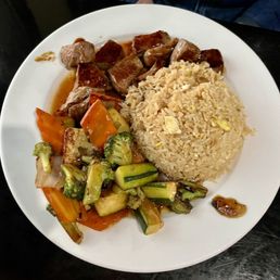 Sakura Combo Hibachi Dinner