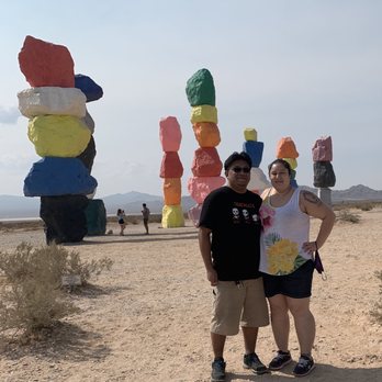 Seven Magic Mountains - Public Art Near Me - Las Vegas, Nevada