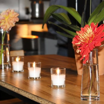 Cafe Danielle Catering and Events - Sometimes the little things have the biggest impact. Just added flowers and candlelight as accent pieces to this intimate party. - Caterers Near Me Cafe Danielle Catering and Events - Sometimes the little things have the biggest impact. Just added flowers and candlelight as accent pieces to this intimate party. - Caterers Near Me