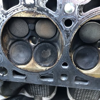 Precision Import Auto Repairs - Burned valves caused this car to run rough, normal wear and tear. Time for a valve job. - Auto Repair Near Me - Corona, California