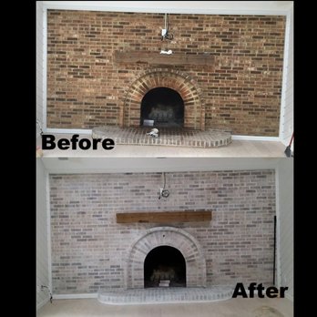 Showstopper Painting - White wash on interior brick - Painters Near Me - Williamsburg, Virginia