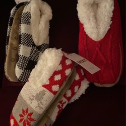 Cute slippers for cold winters.