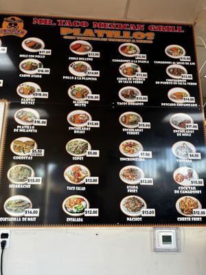 Menu photo 2 Mr Taco Mexican Grill Stockton, CA Menu photo 2 Mr Taco Mexican Grill Stockton, CA