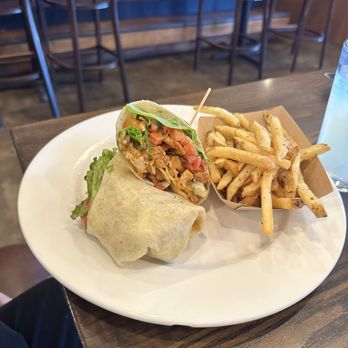 Smoke Brewing Company - Buffalo chicken wrap with fries - Bars Near Me - Lee's Summit, Missouri Smoke Brewing Company - Buffalo chicken wrap with fries - Bars Near Me - Lee's Summit, Missouri