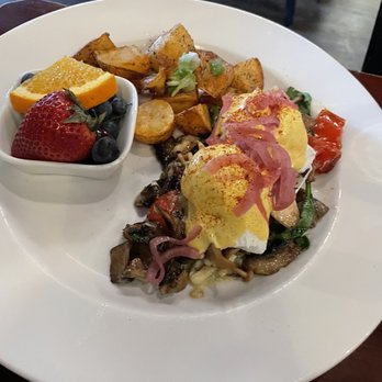 The Locus - Wild mushroom florentine benny - Lounges Near Me - Vancouver, British Columbia The Locus - Wild mushroom florentine benny - Lounges Near Me - Vancouver, British Columbia