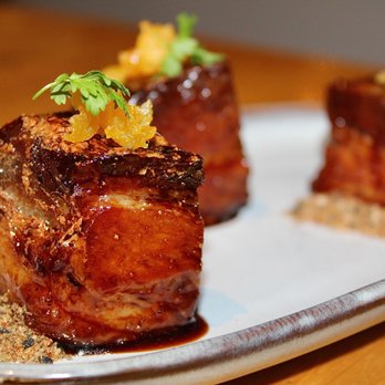 Uncorked Kitchen & Wine Bar - The Pork Belly Bites were made with Milk Braised Pork Belly, Zaa'tar, Apricot & Pomegranate Glaze. - Venues & Event Spaces Near Me - Centennial, Colorado Uncorked Kitchen & Wine Bar - The Pork Belly Bites were made with Milk Braised Pork Belly, Zaa'tar, Apricot & Pomegranate Glaze. - Venues & Event Spaces Near Me - Centennial, Colorado